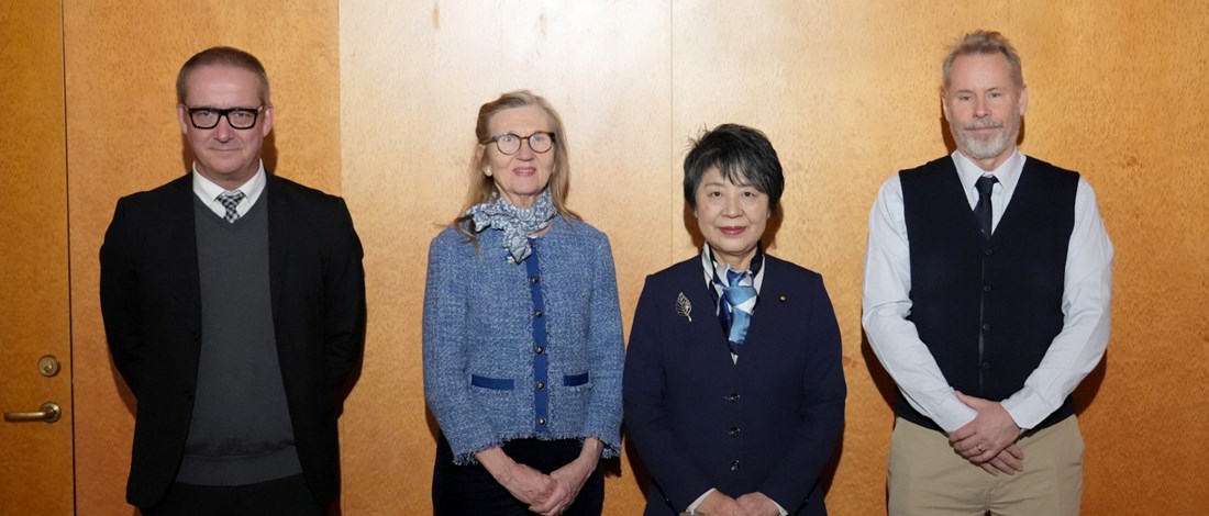 Möte med Japans utrikesminister om samarbete inom polarforskning