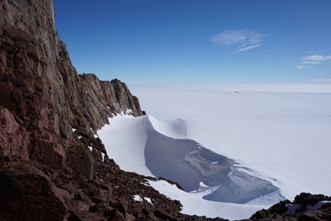 Nunatak in Antarctica